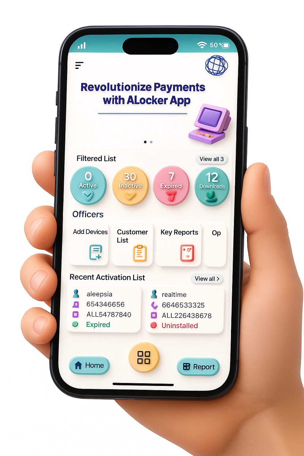 Mobile Finance App Mockup
